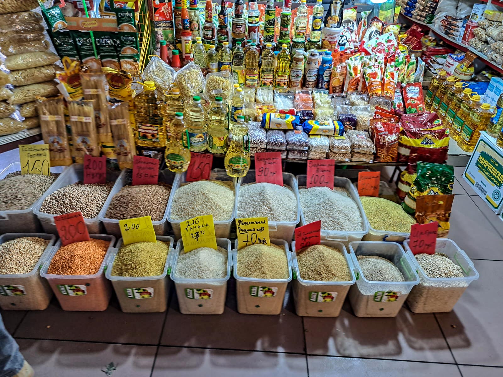 market stand